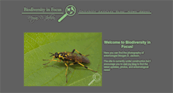Desktop Screenshot of biodiversityinfocus.com